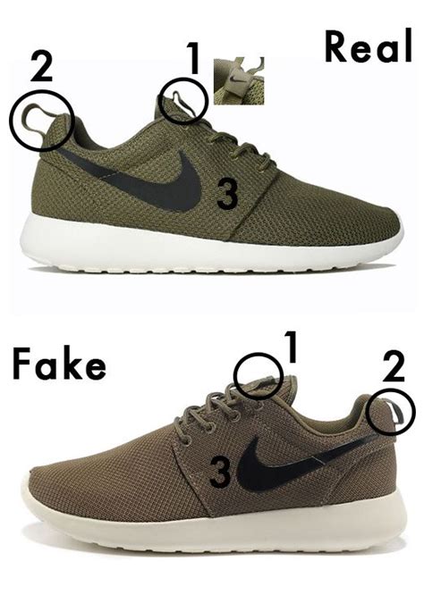 nike roshe run fake vs original|are real nikes real.